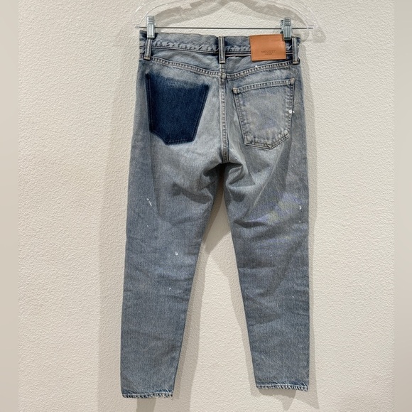 NWT Moussy Vintage Mv Maverick Tapered-Mid Jeans Light Blue III Made in Japan 26 - Picture 7 of 16